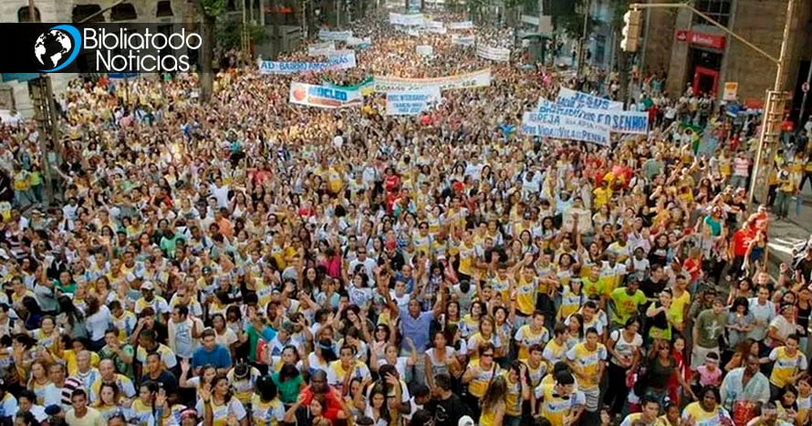 Marcha para Jesús 2024 inunda Río de Janeiro con miles de cristianos exaltando al Señor