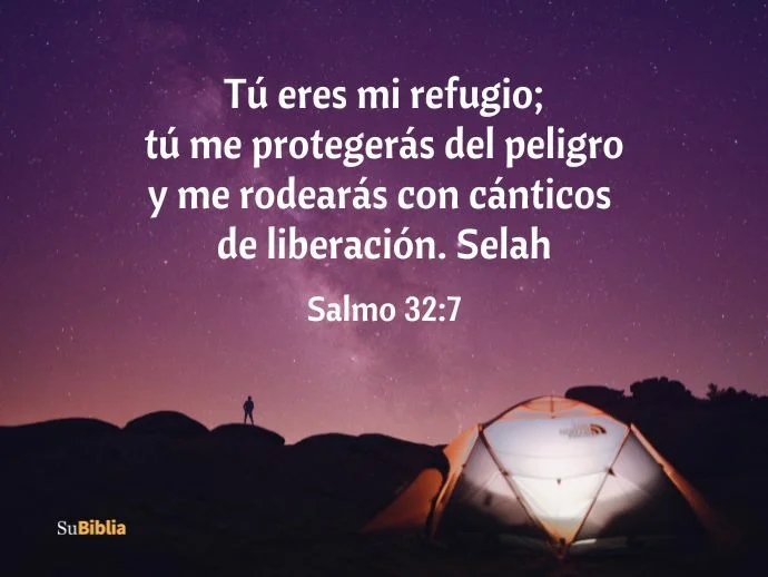 Tu eres mi refugio, mi lugar seguro…