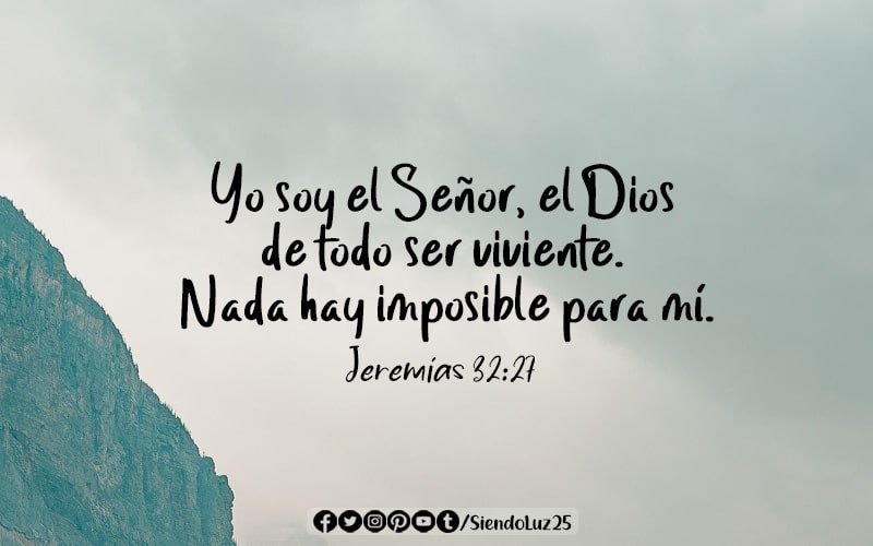 EL señor tu DIOS…..