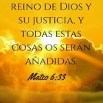 BUSCAD EL REINO DE DIOS….