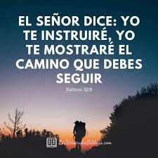 El señor dice…..