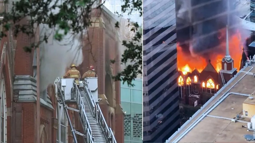 Incendio destruye histórica iglesia en Dallas del pastor Robert Jeffress