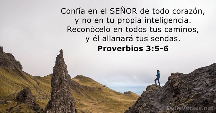 Proverbios 3,5,6