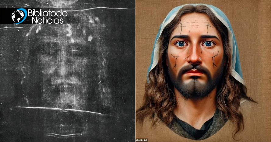 Una AI afirma que han revelado el verdadero rostro de Jesús a partir del Sudario Santo