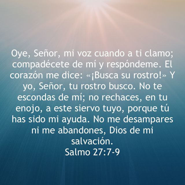 Salmo 27:7-9