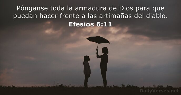 Ponte la armadura de DIOS….