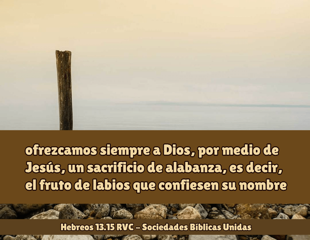 Hebreos 13:15