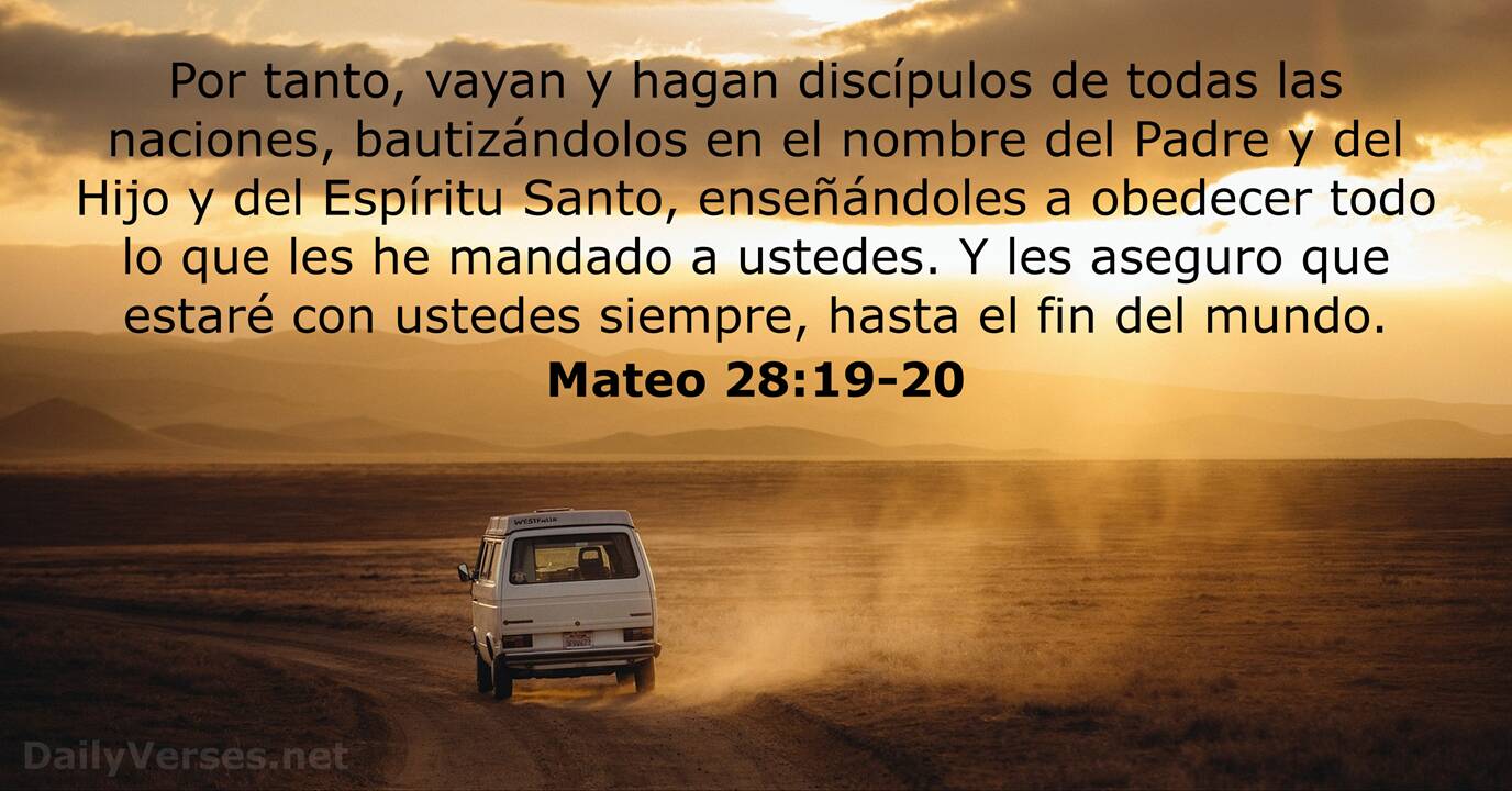 Mateo 28:10-20