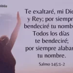 Te exaltare, mi DIOS…