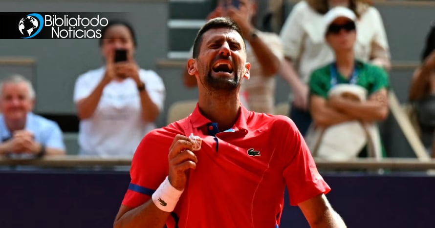 Tenista Novak Djokovic conmueve a todos tras ganar el Oro Olímpico en París y proclama «Dios es grande»