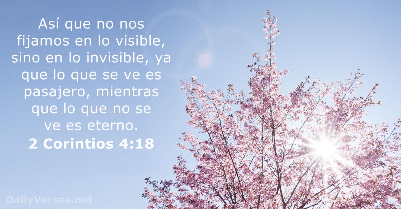 2 Corintios 4:18