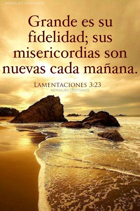 Lamentaciones 3:23