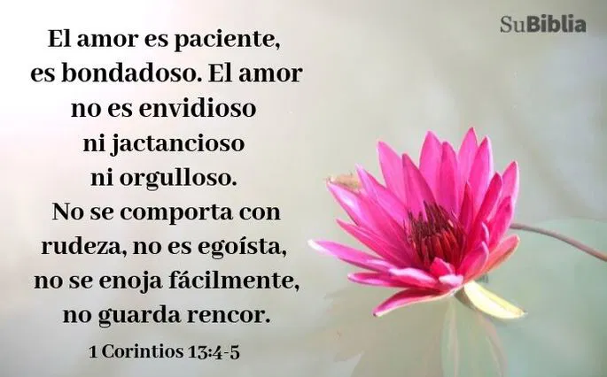 1 CORINTIOS 13:4-5