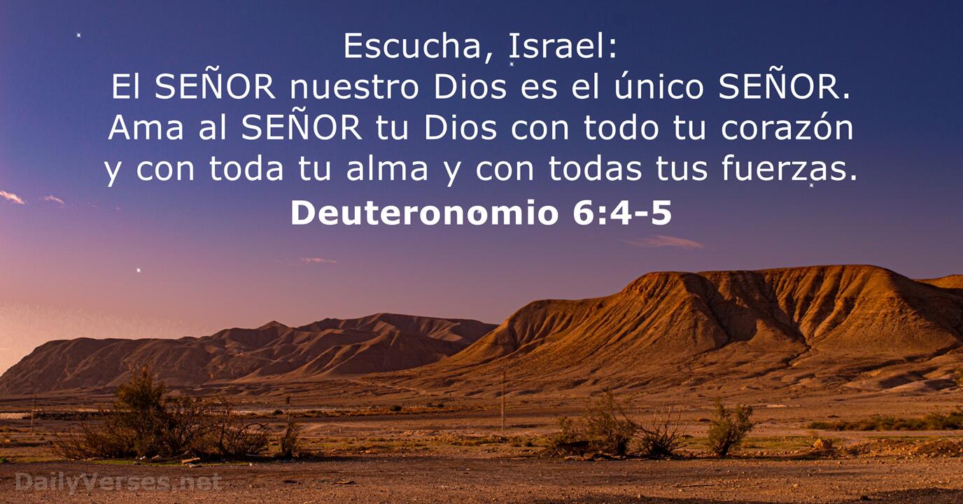 Deuteronomio 6:4-6