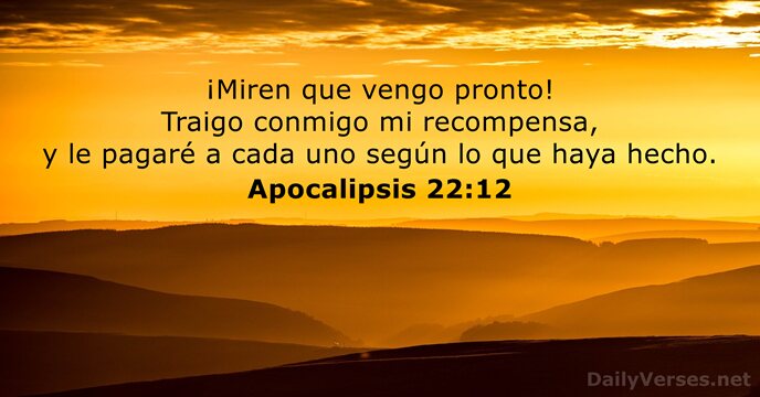 Apocalipsis 22:12