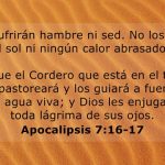 Apocalipsis 7:16-17