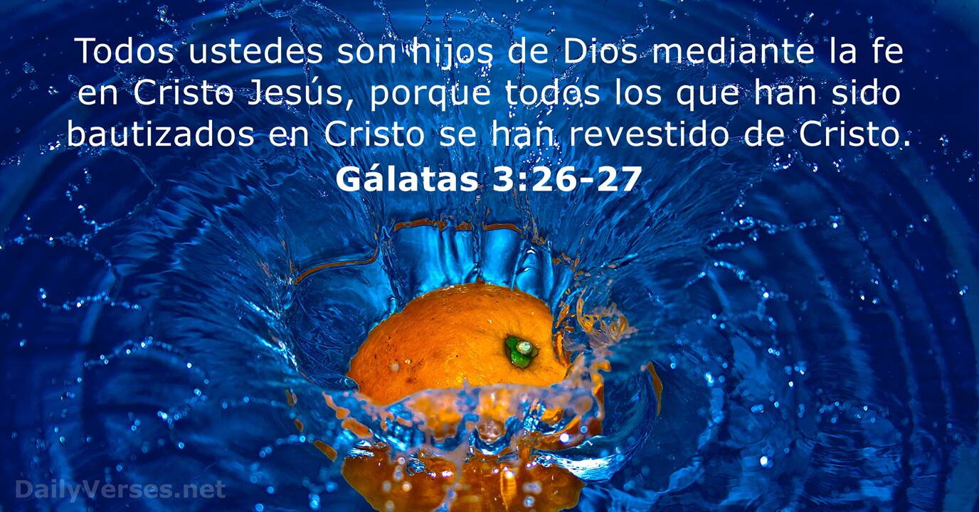 Gálatas 3:26-27