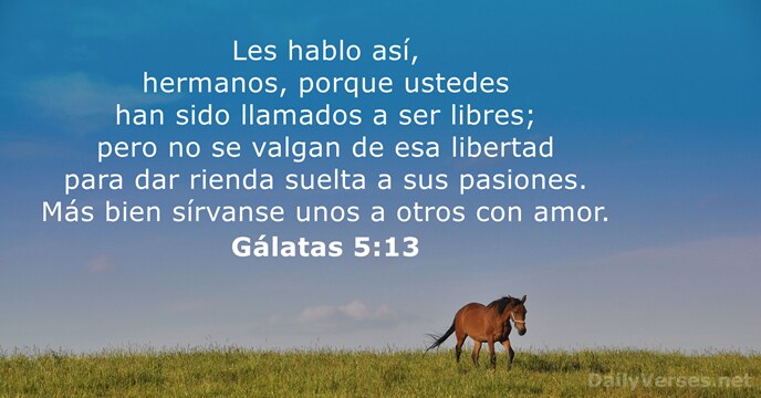 Gálatas 5:13