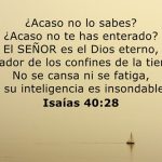 Isaías 40:28