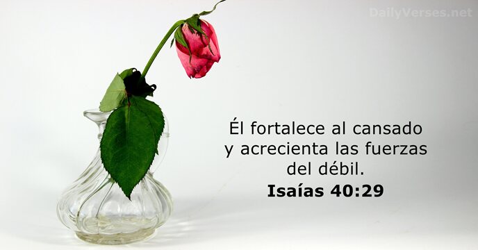 Isaías 40:29