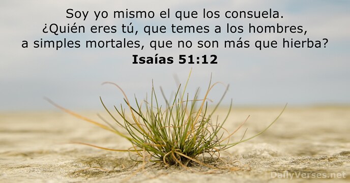 Isaías 51:12