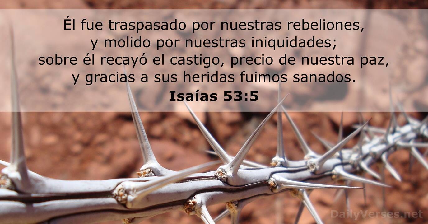 Isaias 53:5