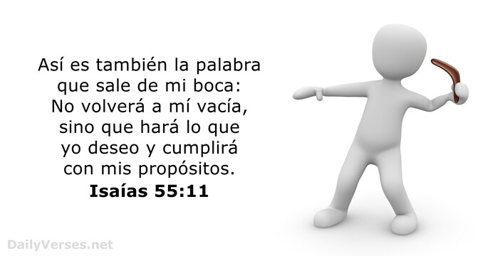 Isaías 55:11