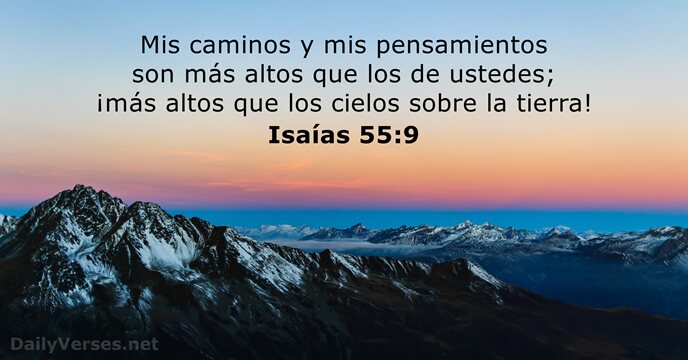 Isaías 55:9